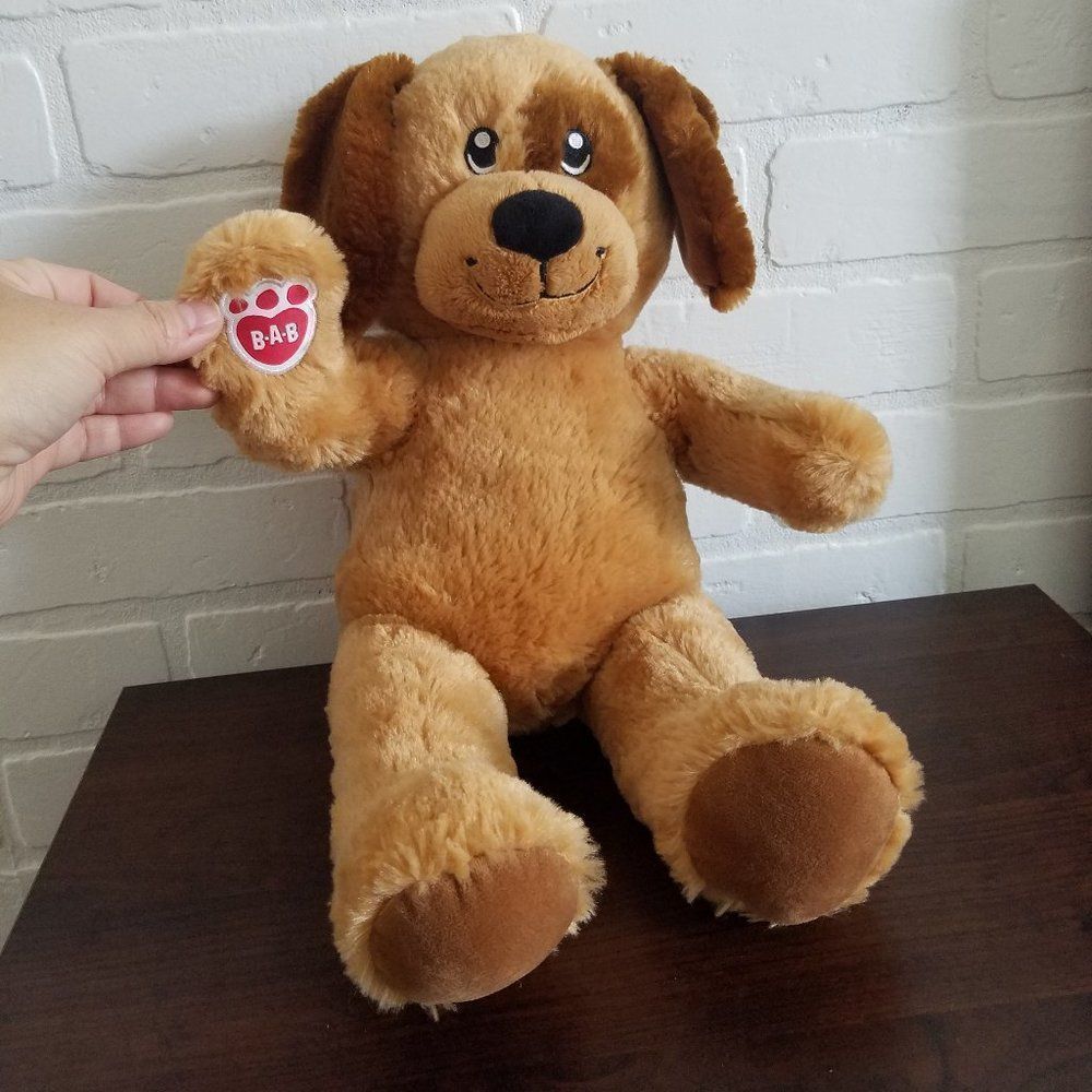 Build-A-Bear Brown Puppy Dog 15" Plush Stuffed Animal